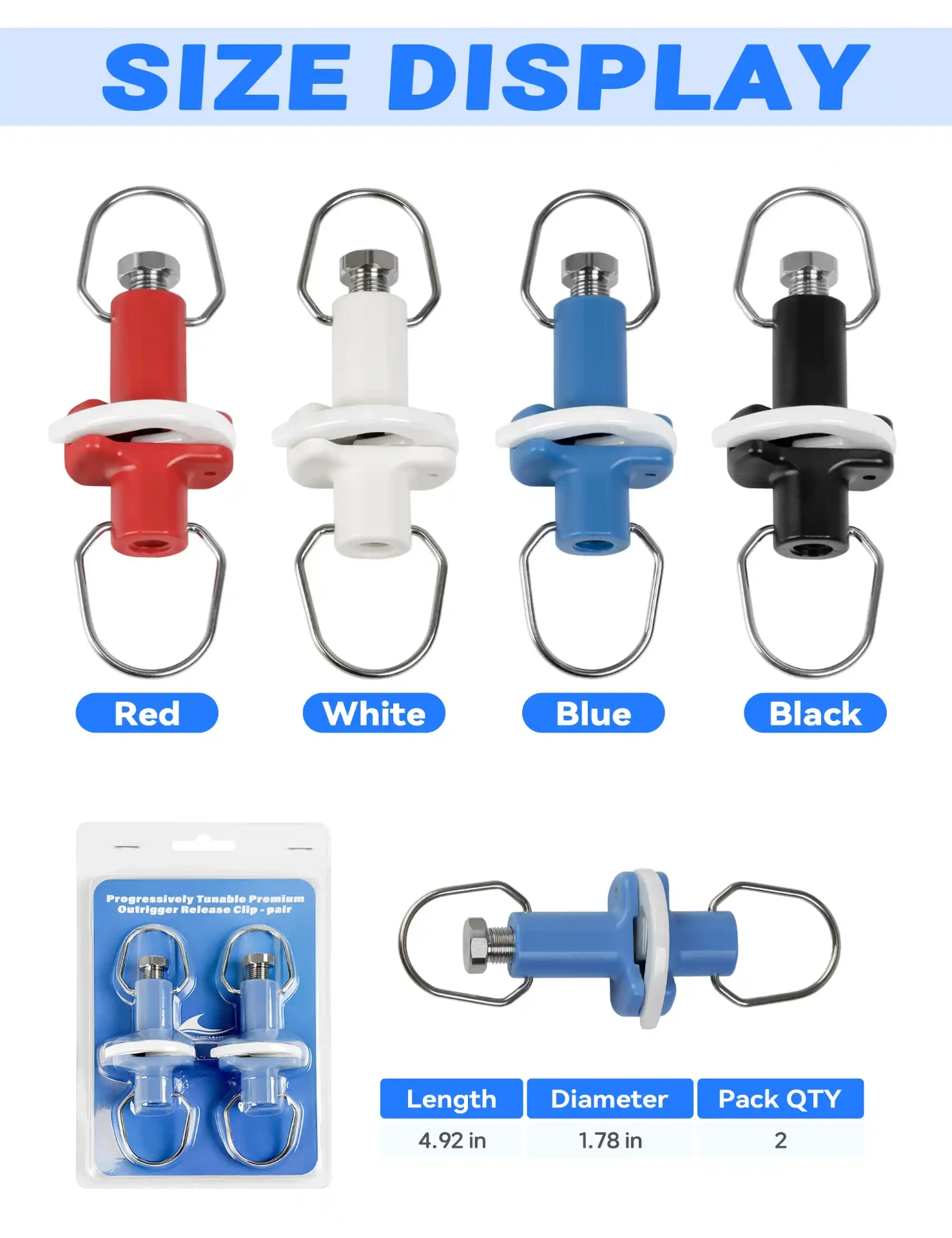 Release Clips – Colour Options (Style A)