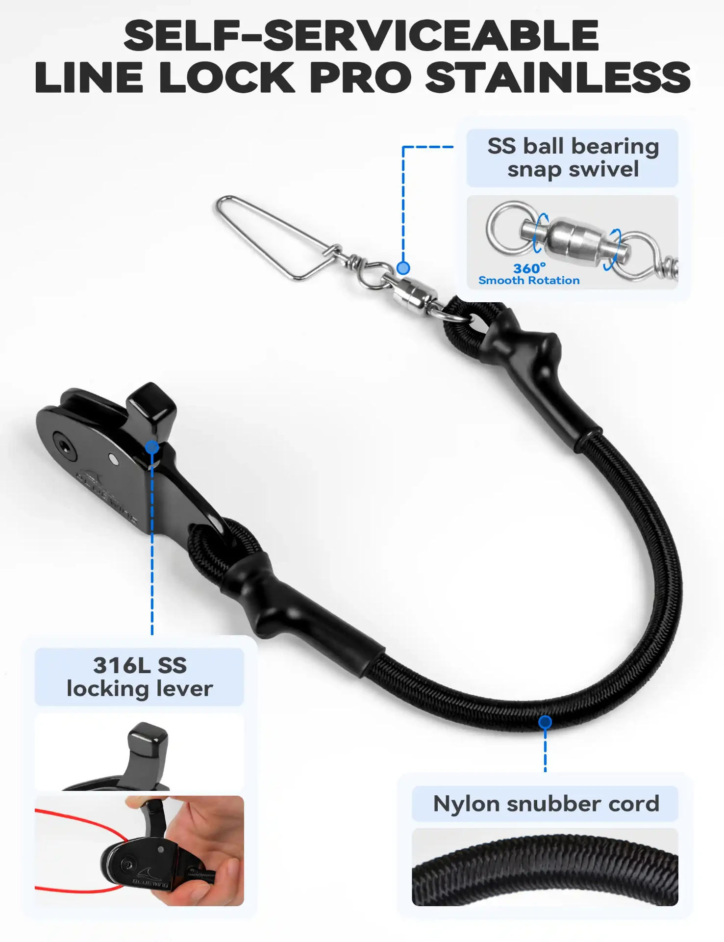 Line Lock Pro Stainless – Self-Serviceable